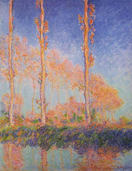 Claude Monet Poplars, oil painting picture